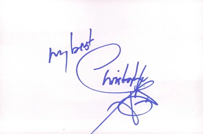 Christopher Atkins autograph