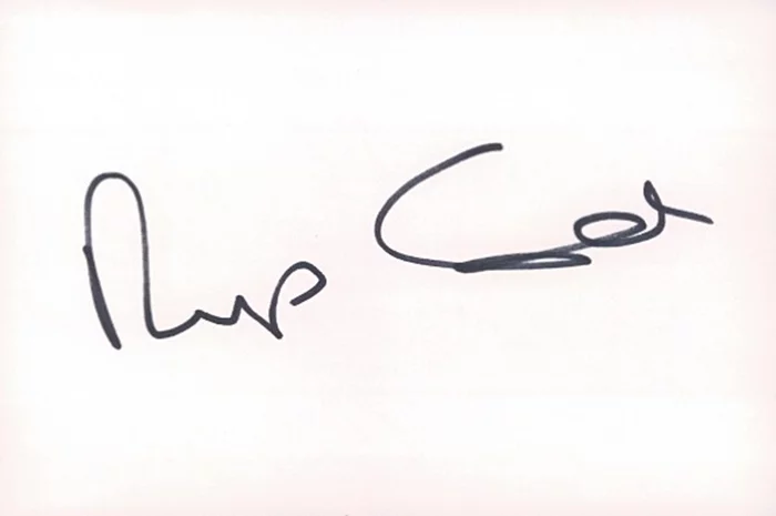 Rufus Sewell autograph
