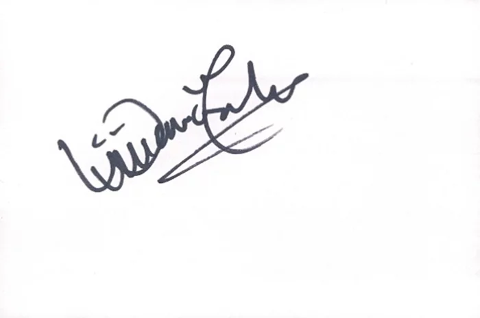 William Moseley autograph