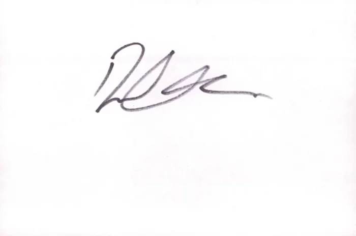 Ryan Cartwright autograph