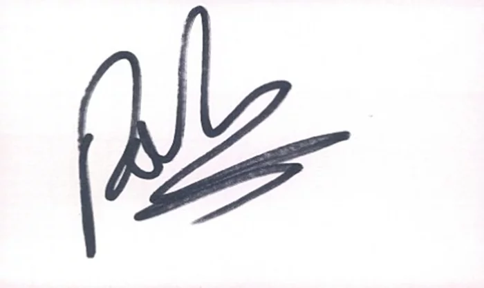Robin Gibb autograph