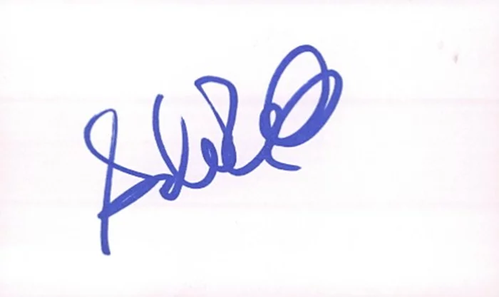 Sandra Bernhard autograph
