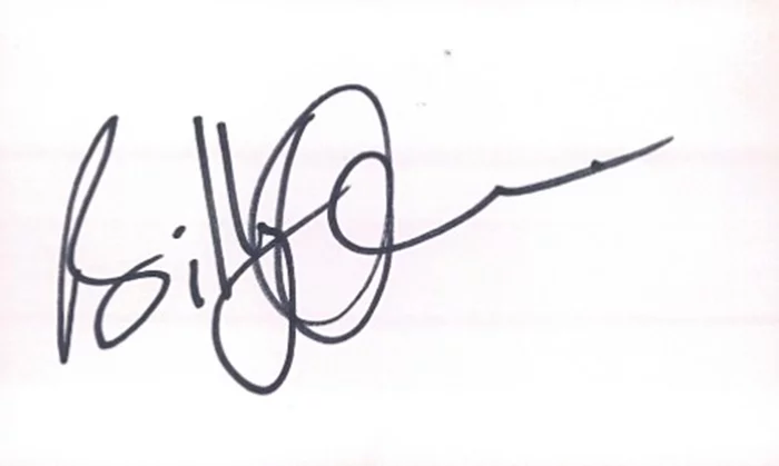 Billy Ocean autograph