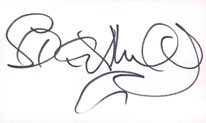 Sarah Miles autograph