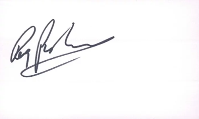 Reg Presley autograph
