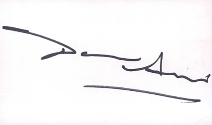 David Arnold autograph