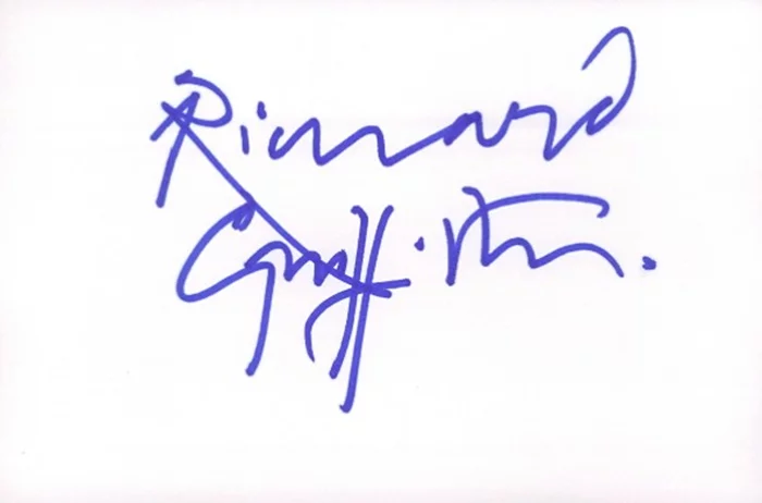 Richard Griffiths autograph