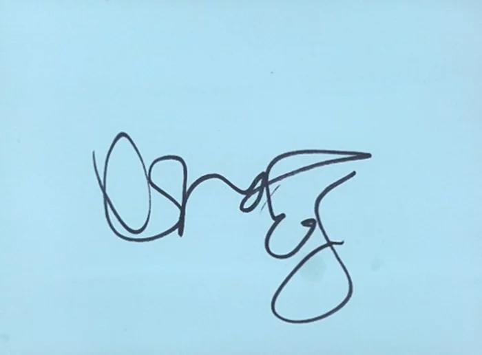 Steven Berkoff autograph