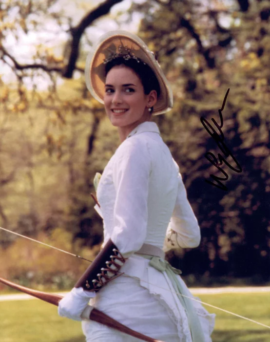 Winona Ryder autograph