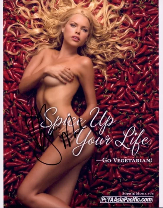 Sophie Monk autograph