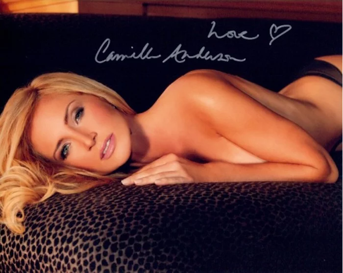 Camille Anderson autograph