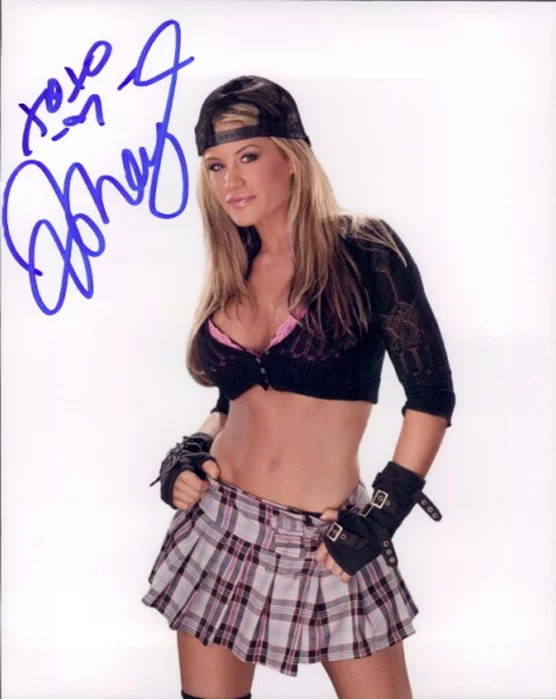 Ashley Massaro autograph