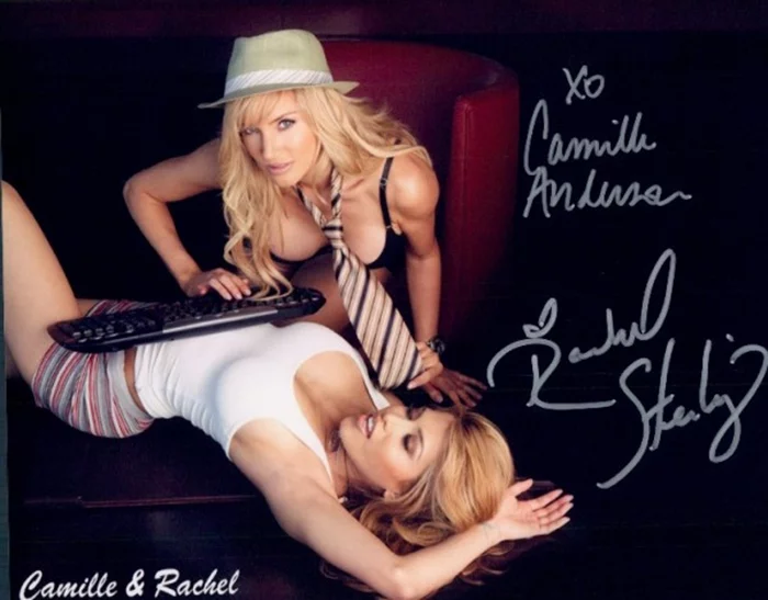 Camille Anderson and Rachel Sterling autograph