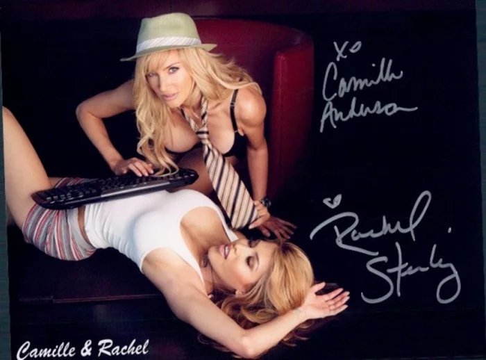 Camille Anderson and Rachel Sterling autograph