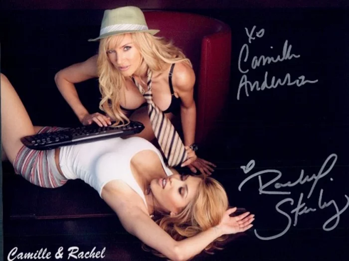Camille Anderson and Rachel Sterling autograph