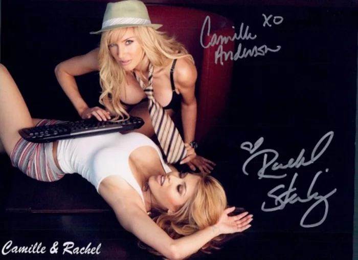 Camille Anderson and Rachel Sterling autograph