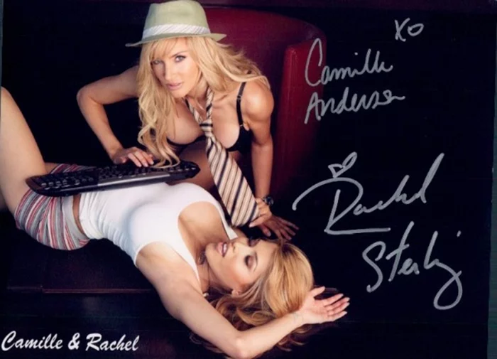 Camille Anderson and Rachel Sterling autograph