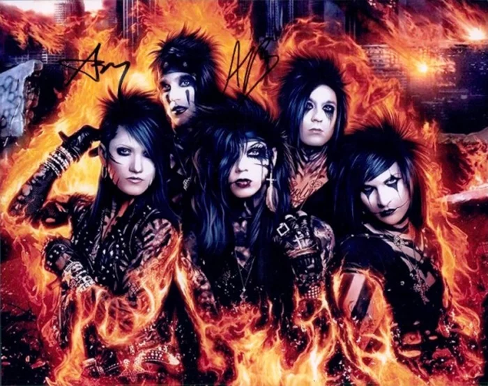 Black Veil Brides autograph