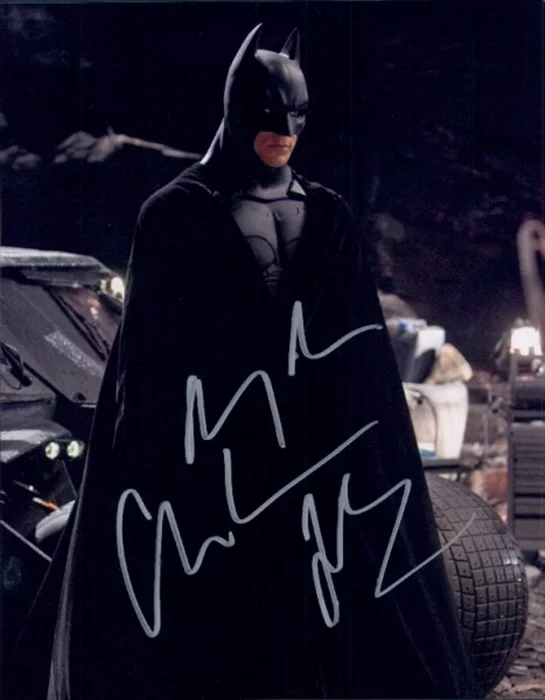Christian Bale autograph
