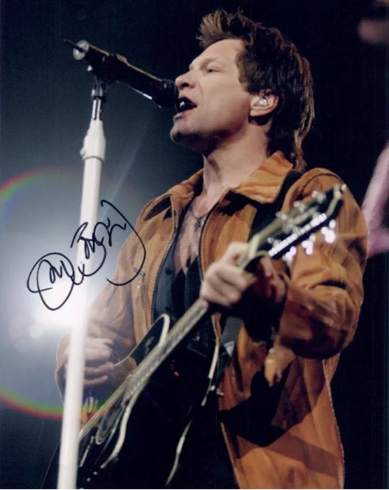Jon Bon Jovi autograph