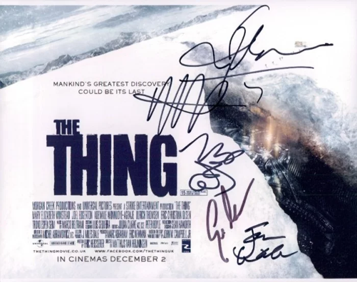 The Thing autograph
