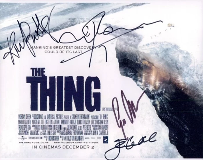 The Thing autograph