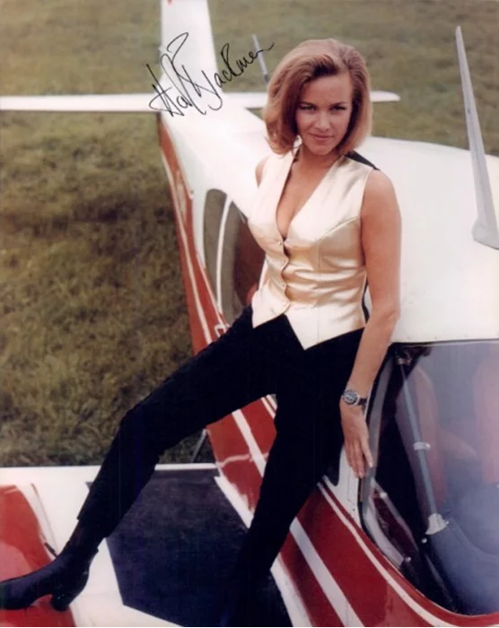 Honor Blackman autograph