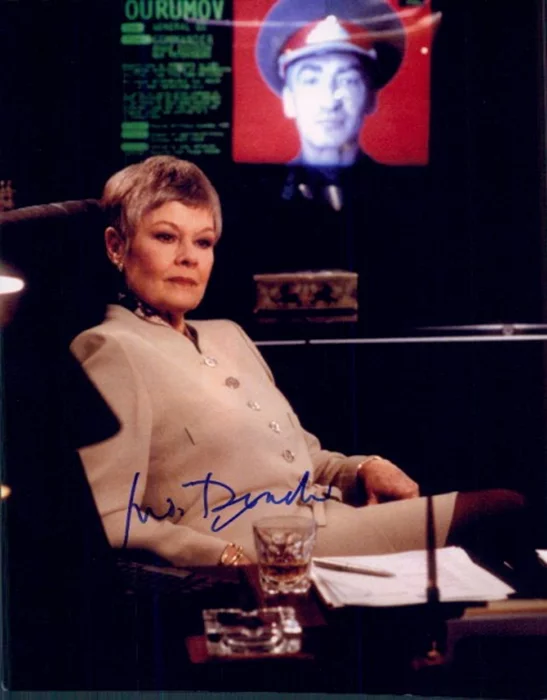 Judi Dench autograph