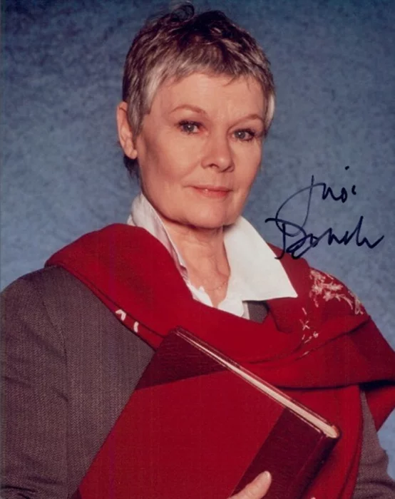 Judi Dench autograph