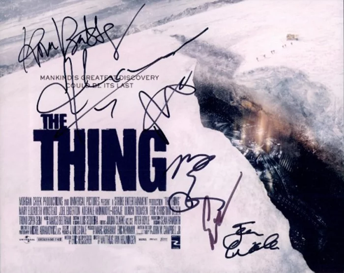 The Thing autograph