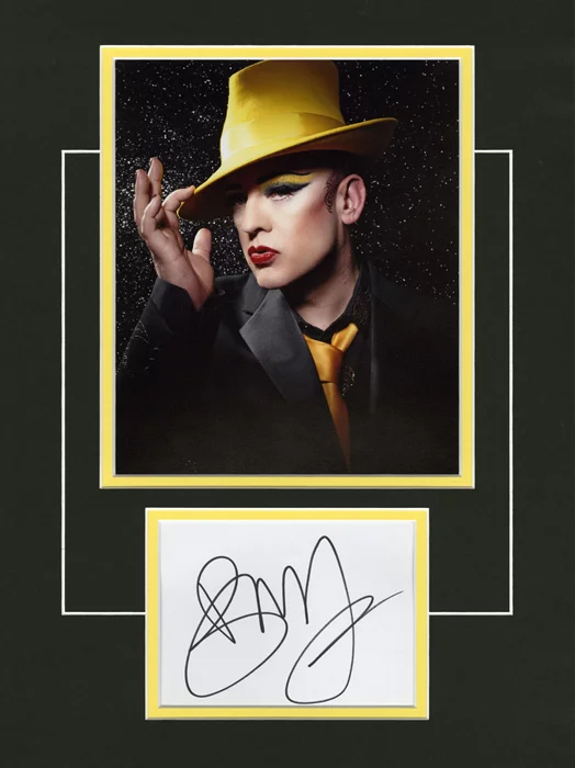 Boy George autograph