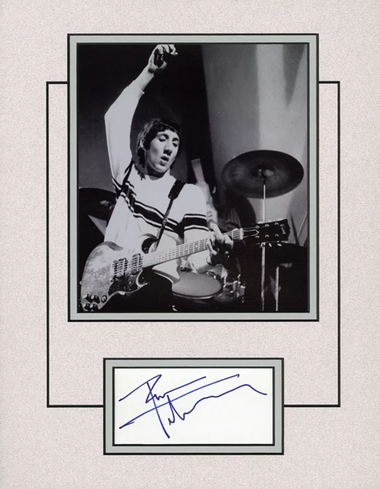 Pete Townshend autograph