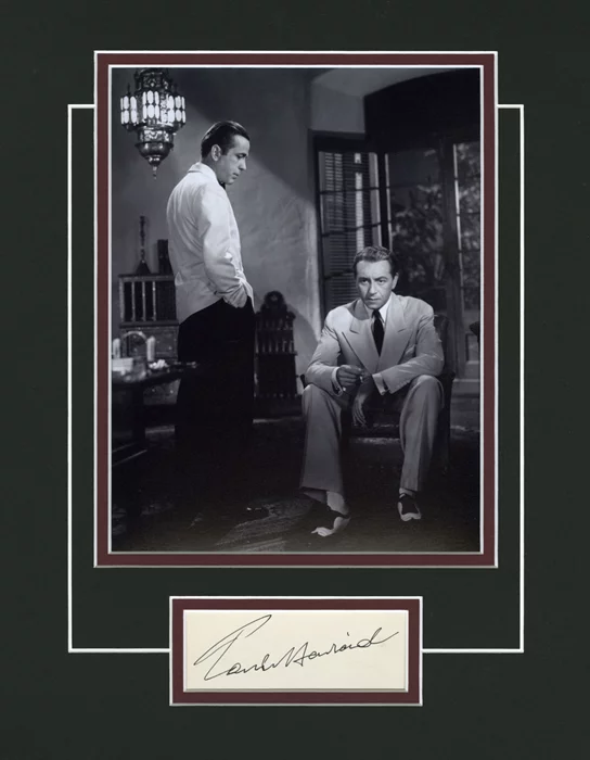 Paul Henreid autograph
