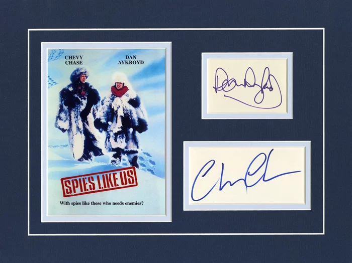 Spies Like Us autograph
