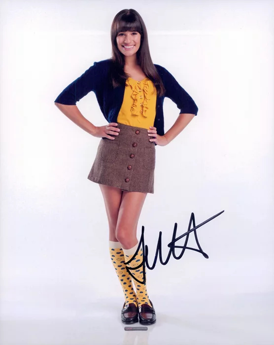 Lea Michele autograph