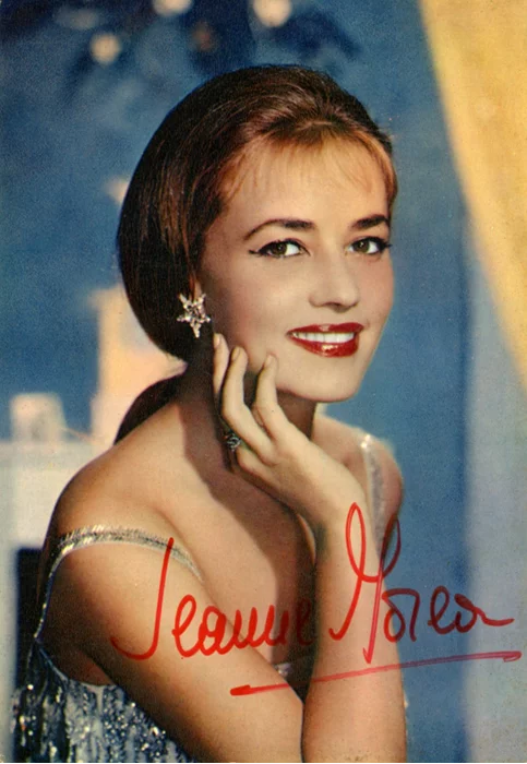 Jeanne Moreau autograph