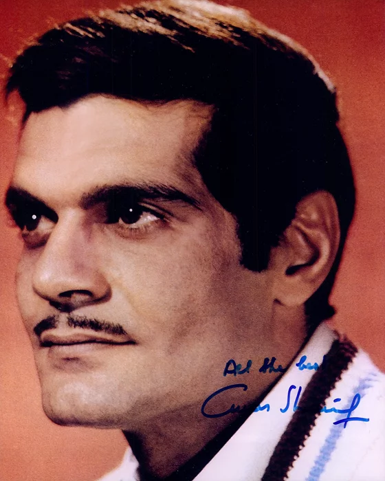 Omar Sharif autograph