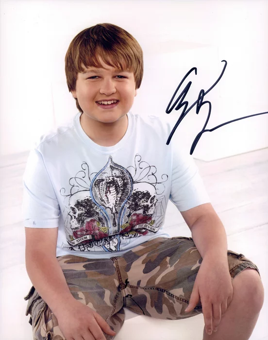 Angus Jones autograph