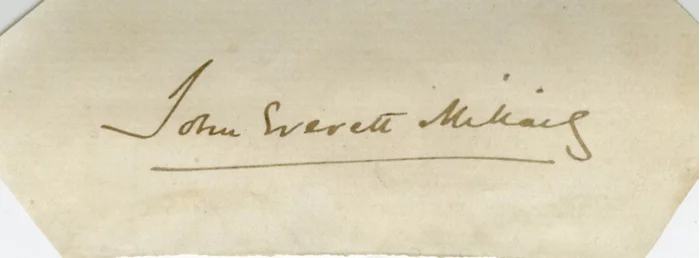 John Everett Millais autograph