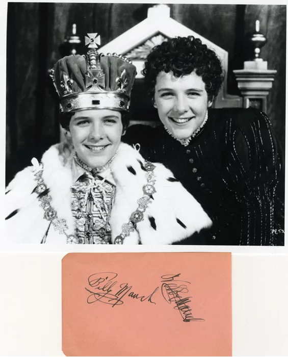 Billy and Bobby Mauch autograph