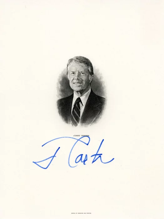 Jimmy Carter autograph