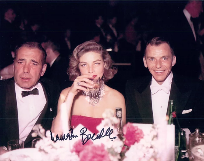 Lauren Bacall autograph