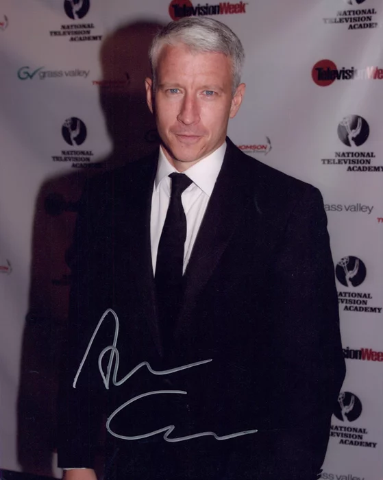 Anderson Cooper autograph