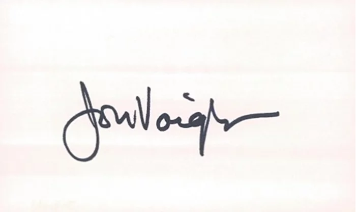 Jon Voight autograph