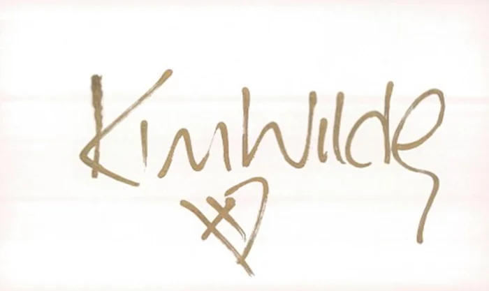 Kim Wilde autograph