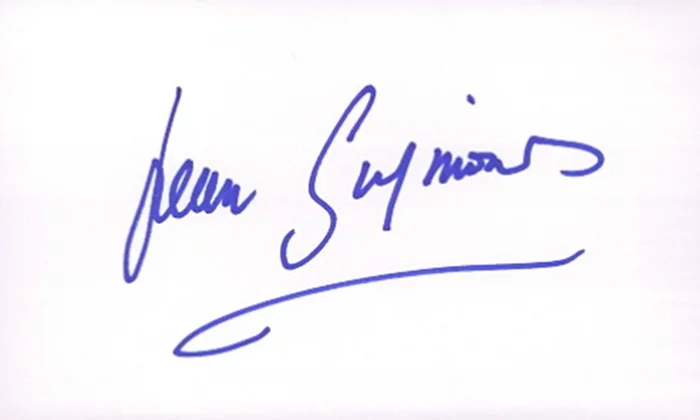Jean Simmons autograph