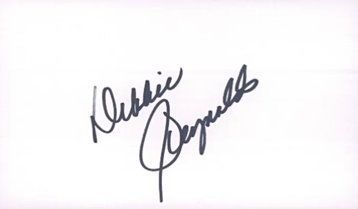 Debbie Reynolds autograph