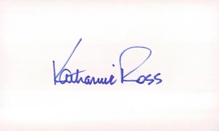 Katharine Ross autograph