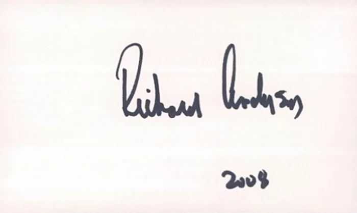 Richard Anderson autograph