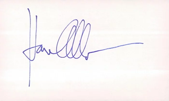 Karen Allen autograph